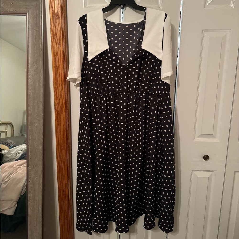 polka dot dress
